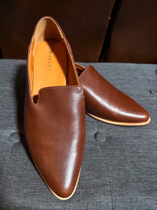 Patina Shoes - Patina by Portland Leather Goods Handmade Pointed Flats [size9 women]